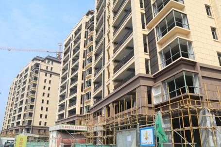 四化新城住宅區(qū)項(xiàng)目一期展現(xiàn)新貌