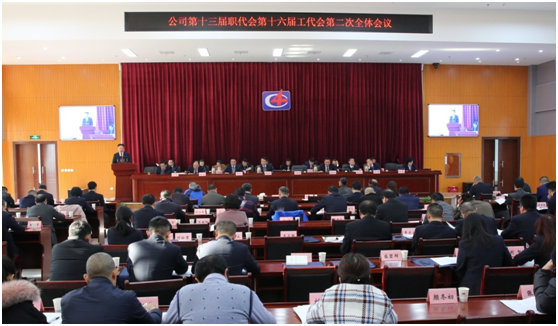公司隆重召開(kāi)第十三屆職代會(huì)、第十六屆工代會(huì)第二次會(huì)議