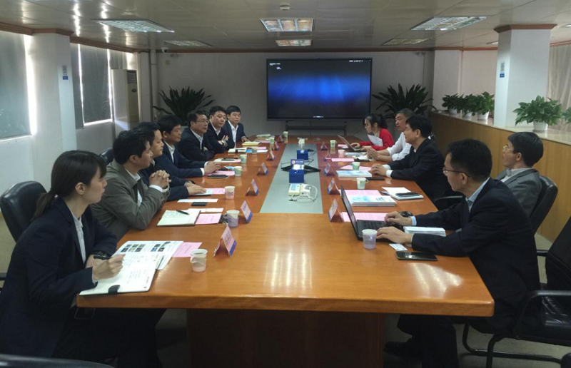 徐萬(wàn)明、胡流芳一行拜會(huì)粵海水務(wù)黨委書(shū)記、董事長(zhǎng)譚奇峰