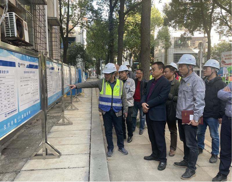 葉建國帶隊(duì)督查公司岳陽中心城區(qū)污水項(xiàng)目