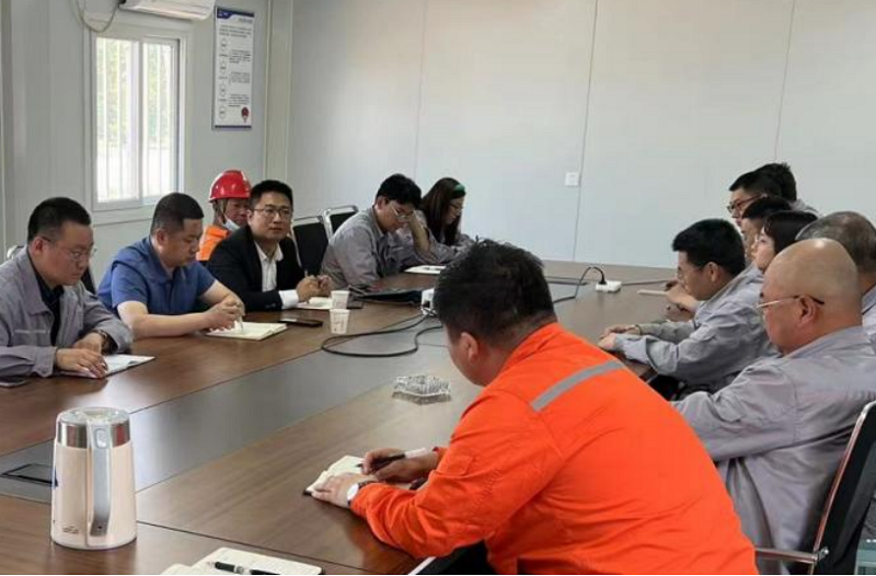 張勇帶班檢查華北公司日照旭科新材料、東營原油儲(chǔ)備項(xiàng)目