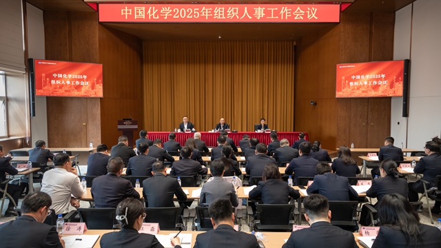 中國化學召開2025年組織人事工作會議