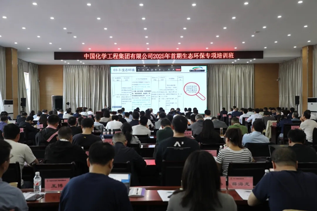 中國化學舉辦2025年首期生態(tài)環(huán)保專項培訓班